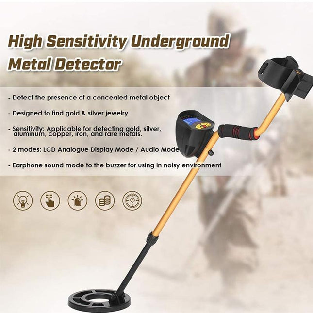 High Sensitivity Underground Metal Detector - Md3010Ii-1915197664333533191
