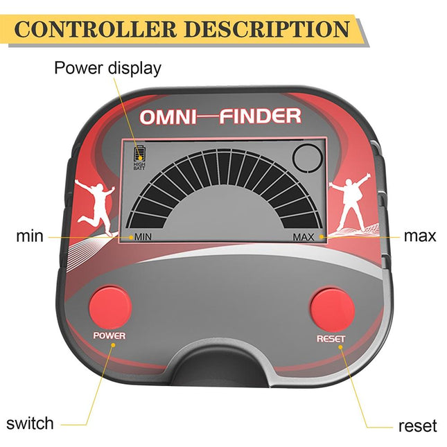 Kids Beach Metal Detector - Black-1943465054297001986