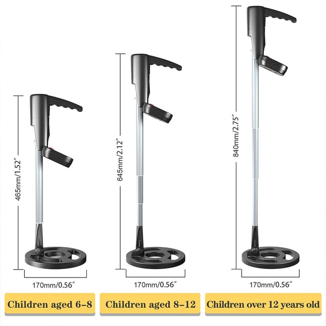 Kids Beach Metal Detector - Black-1943465054297001987