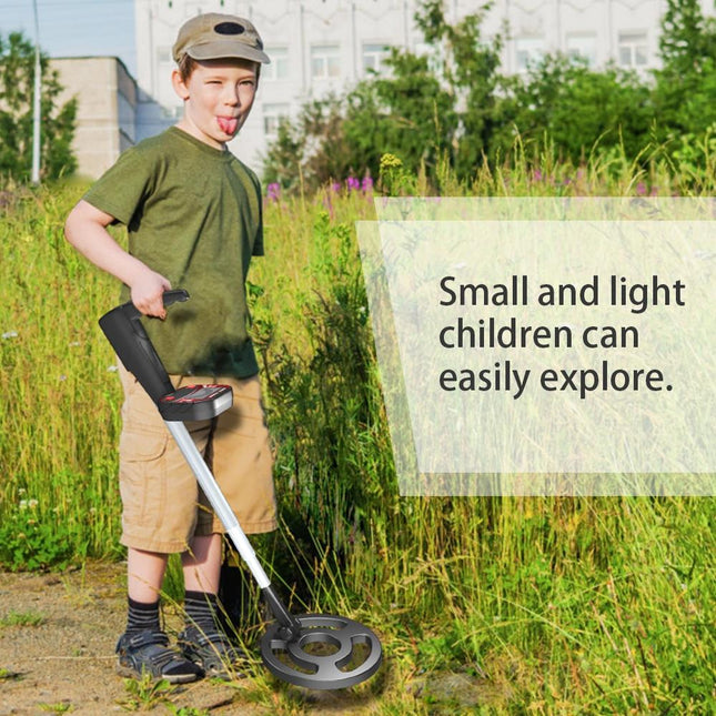 Kids Beach Metal Detector - Black-1943465054297001988