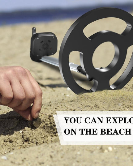 Kids Beach Metal Detector - Black-1943465054297001989