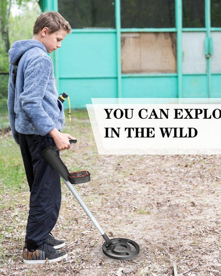 Kids Beach Metal Detector - Black-1943465054297001990