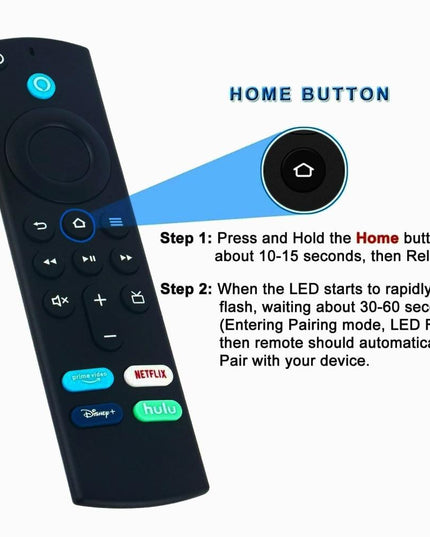 Bluetooth Voice Remote For Amazon Fire Tv Stick - Black-1915197132688723972