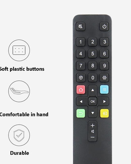 Universal Remote Control For Tcl Tvs - Black-1915196947933827075