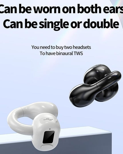 Waterproof Bluetooth Earphones With Ear Clip - M10-1915197436352139269