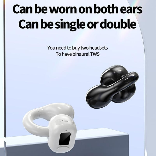 Waterproof Bluetooth Earphones With Ear Clip - M10-1915197436352139269