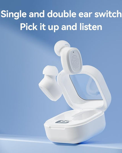 Black Wireless Earphones With Charging Case-1915198279411437573