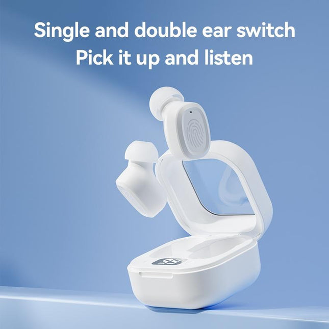 Black Wireless Earphones With Charging Case-1915198279411437573