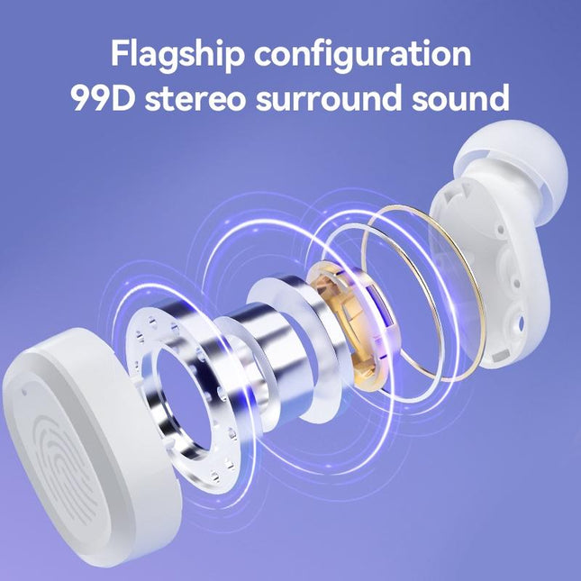 Wireless Bluetooth Earphones With Charging Case - Stereo Sound-1915197798924554242