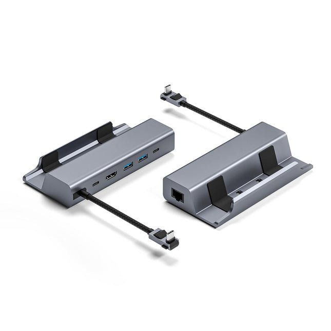 6-In-1 Docking Station For Steam Deck With Hdmi Rj45 Usb 3.0 Usb-C Pd 100W-1915197237491798017