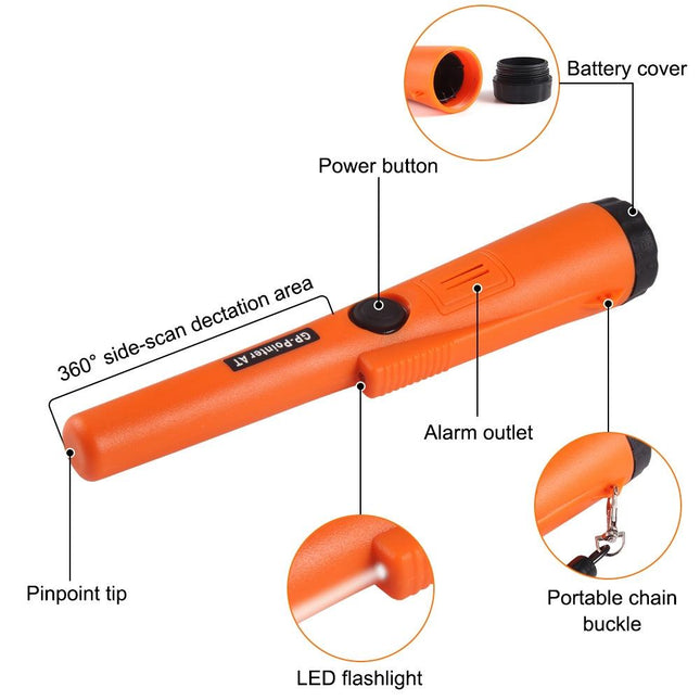 Waterproof Metal Detector With Positioning Rod - Gp-Pointer-1943465055991500802