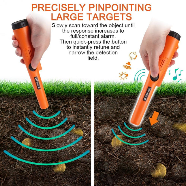 Waterproof Metal Detector With Positioning Rod - Gp-Pointer-1943465055991500805