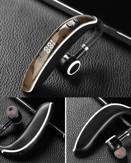 Universal Bluetooth Earphone - Single-Ear Rotating Black / White-1915196828530380801