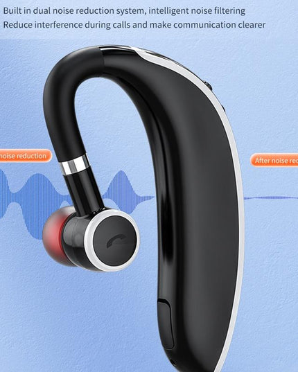 Universal Bluetooth Earphone - Single-Ear Rotating Black / White-1915196828530380809