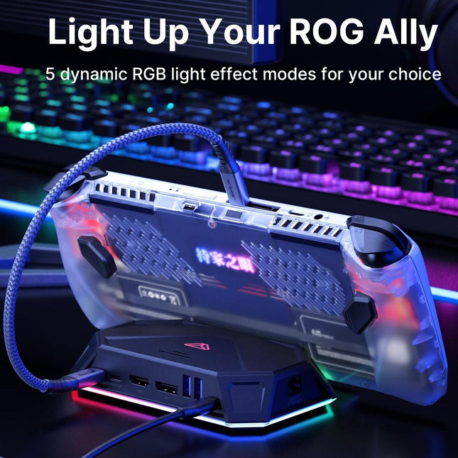 Jsaux Rgb Transparent Back Plate For Asus Rog Ally Console With Tool-1943465060303245314