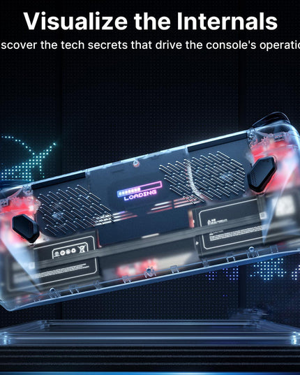 Jsaux Rgb Transparent Back Plate For Asus Rog Ally Console With Tool-1943465060303245315