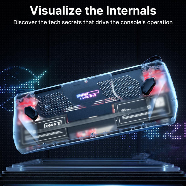 Jsaux Rgb Transparent Back Plate For Asus Rog Ally Console With Tool-1943465060303245315