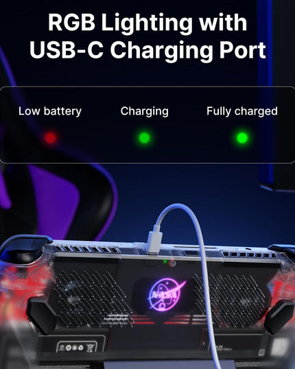 Jsaux Rgb Transparent Back Plate For Asus Rog Ally Console With Tool-1943465060303245316