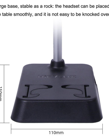 Max Hifylux Headphone Stand With Mobile Phone Holder And Storage Box - Black-1915196921895587843