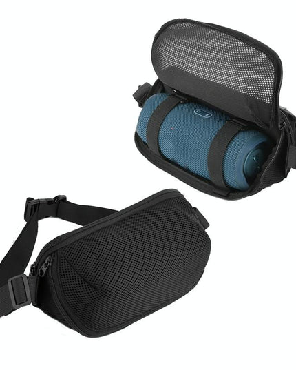 Bluetooth Speaker Messenger Bag For Jbl Flip / Ue Boom / Beats Pill - Black-1915196853897531392