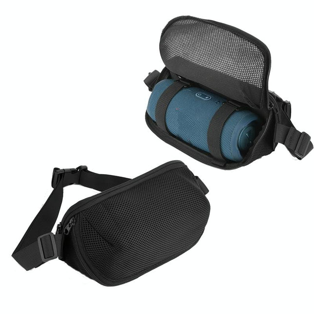 Bluetooth Speaker Messenger Bag For Jbl Flip / Ue Boom / Beats Pill - Black-1915196853897531401