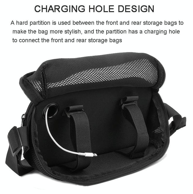 Bluetooth Speaker Messenger Bag For Jbl Flip / Ue Boom / Beats Pill - Black-1915196853897531394