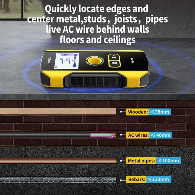 Multifunctional Wall Wire Detector - Load-Bearing Dark Line Scanner-1915197740372070406