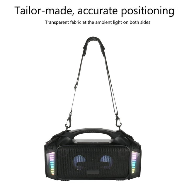 Protective Case For Tribit Stormbox Blast Speaker With Carrying Strap - Black-1915196917927776258