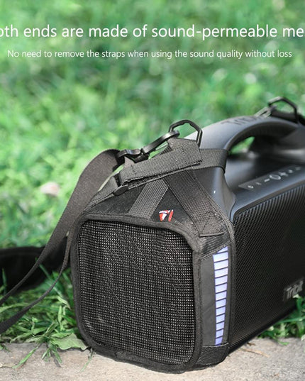 Protective Case For Tribit Stormbox Blast Speaker With Carrying Strap - Black-1915196917927776260