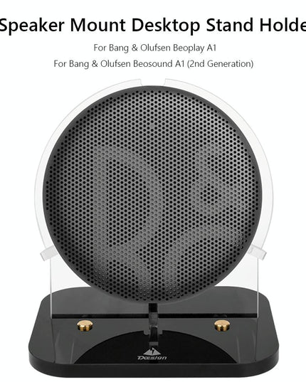Acrylic Desktop Stand For B & O Beoplay A1 / Beosound A1 2Nd Speaker - Black-1915196935820677124