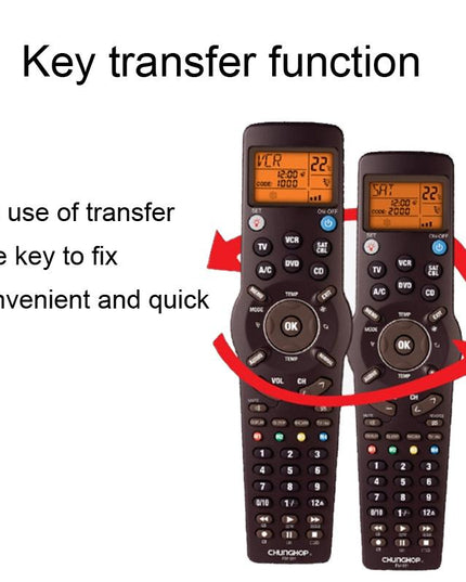 6-In-1 Universal Infrared Learning Remote Control-1915197504924815363