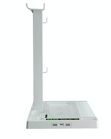 Ps5 Cooling Handle With Charging Base And Disc Storage Rack - White-1915197139391221761