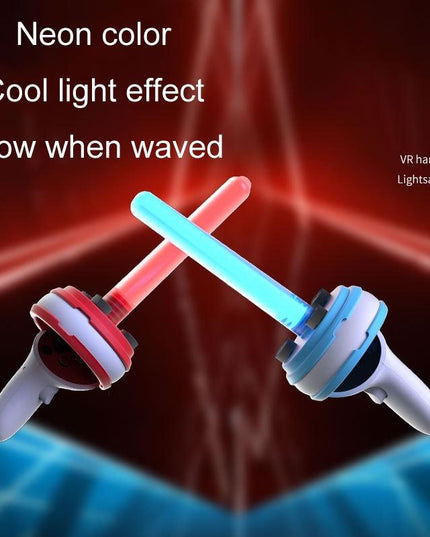Meta Quest Handle Lightsaber Pair With Vr Motion Rhythm - Red / Blue-1915196807332368387