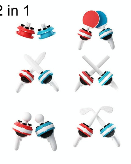 Complete 12-Piece Controller Grip Set For Meta Quest-1915196920050094080