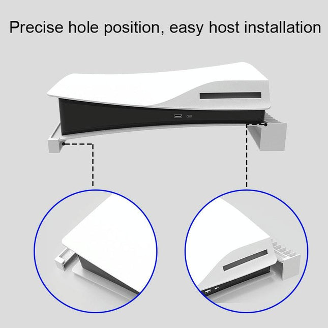 Sony Ps5 Horizontal Bracket For Optical / Digital Version - White-1915196940769955844