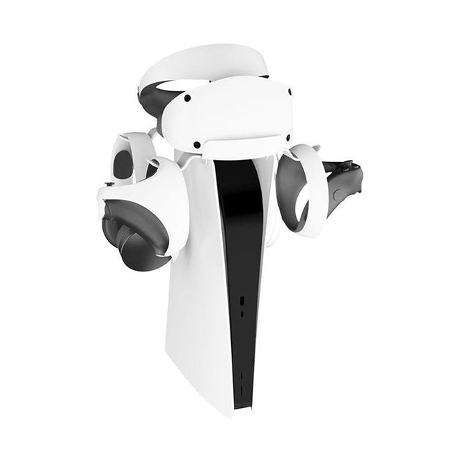 Ps5 / Psvr2 Headphone Storage Bracket With Charging Cable And Indicator Light - White-1915196964123840516