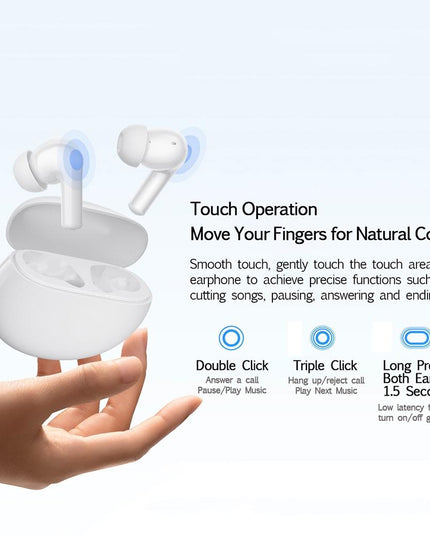 Waterproof Redmi Buds 4 Vitality Wireless Earphone With Bluetooth Calling And Noise Reduction - White-1915196832456249346