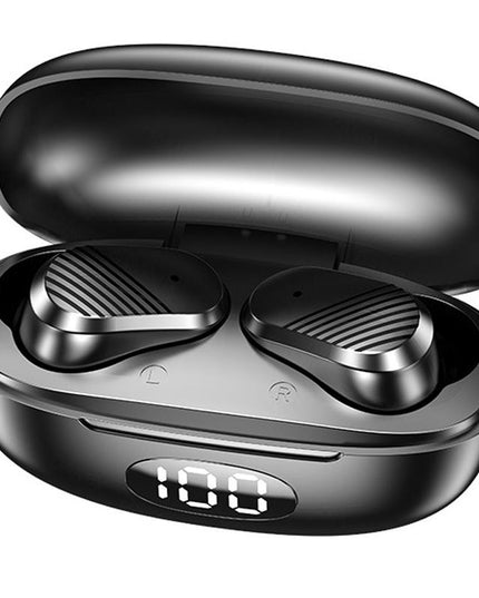 Wireless In-Ear Gaming Earphones With Digital Display - Black-1915196852702154752