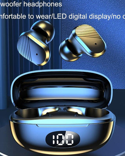 Wireless In-Ear Gaming Earphones With Digital Display - Black-1915196852702154753