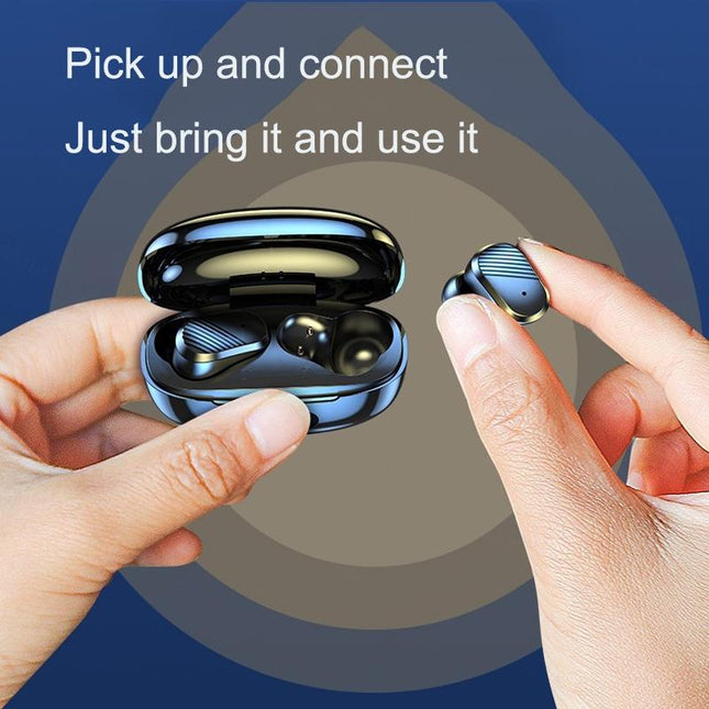 Wireless In-Ear Gaming Earphones With Digital Display - Black-1915196852702154759