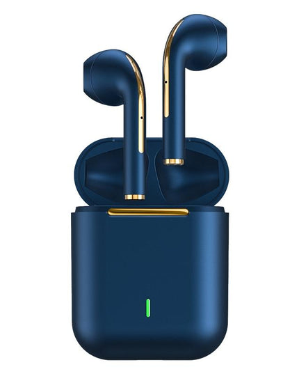 Wireless In-Ear Earphones With Long Battery Life - Bluetooth 5.0 Blue-1915196867487076360