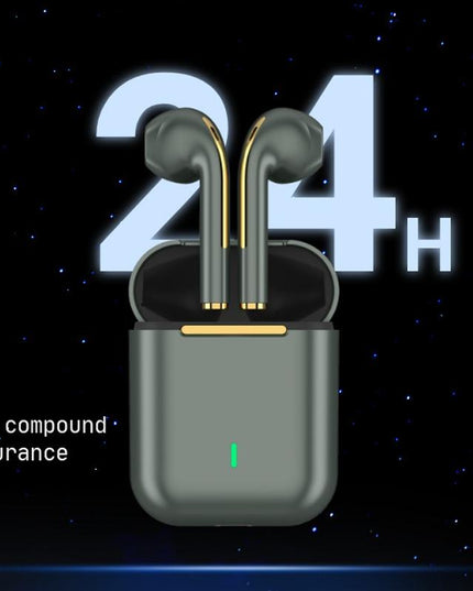 Wireless In-Ear Earphones With Long Battery Life - Bluetooth 5.0 Blue-1915196867487076354