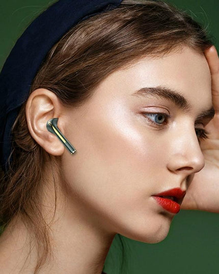 Wireless In-Ear Earphones With Long Battery Life - Bluetooth 5.0 Blue-1915196867487076359