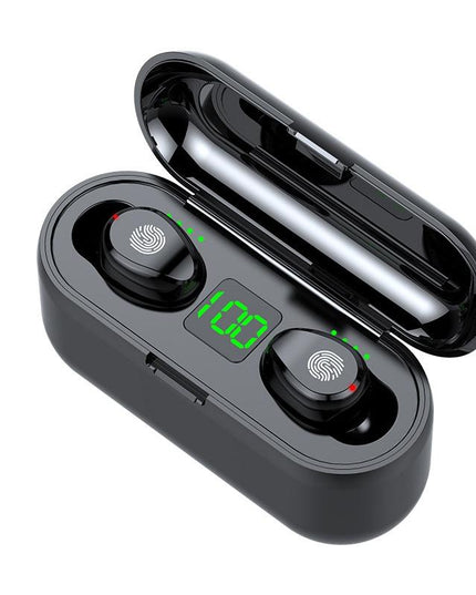 Wireless In-Ear Bluetooth Headset With Noise Reduction And Long Battery Life - Black-1915197147872104456