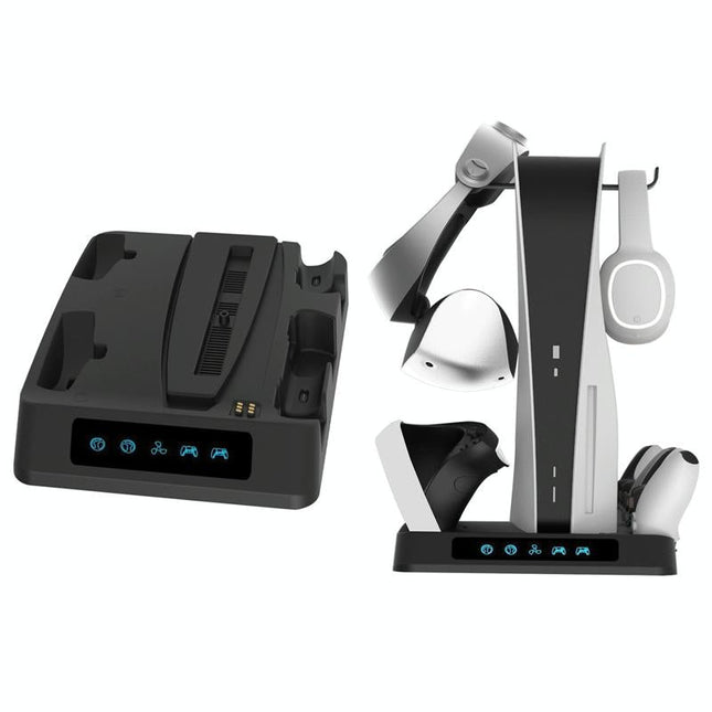 Multi-Functional Psvr2 / Ps5 Gamepad Charger With Display Light And Heat Dissipation Base-1915198148398157824