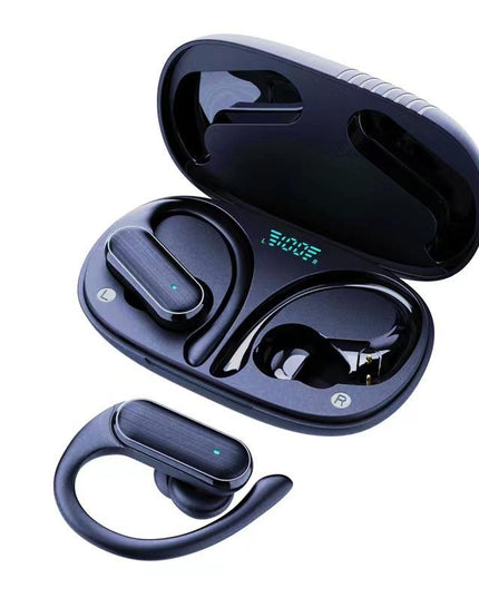 Wireless Noise-Cancelling Bluetooth Earbuds With Led Display - Blue-1915196694790803456
