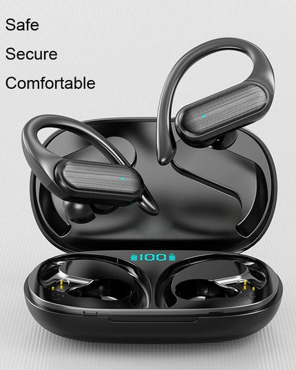 Wireless Noise-Cancelling Bluetooth Earbuds With Led Display - Blue-1915196694790803458