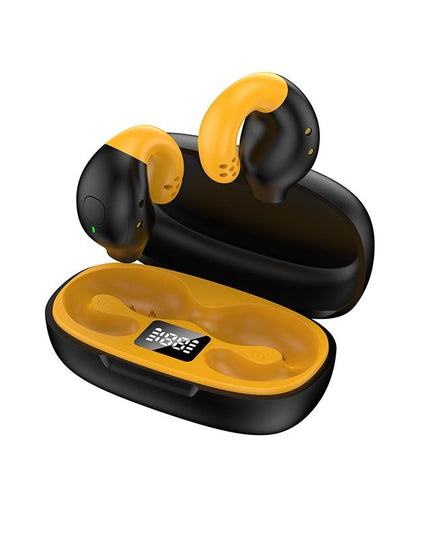 Wireless Ear Clip Bluetooth Headset With Led Display - Noise Reduction-1915196861329838080