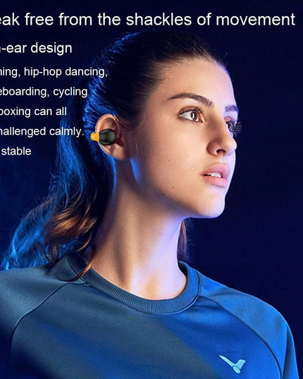 Wireless Ear Clip Bluetooth Headset With Led Display - Noise Reduction-1915196861329838089
