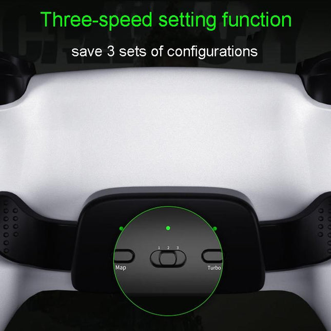 Customizable Dual Back Clip For Ps5 - White Diy Kit-1922443385545822214